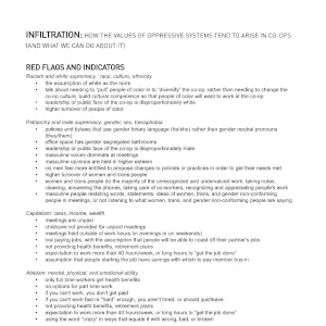 Infiltration of Oppressive Systems